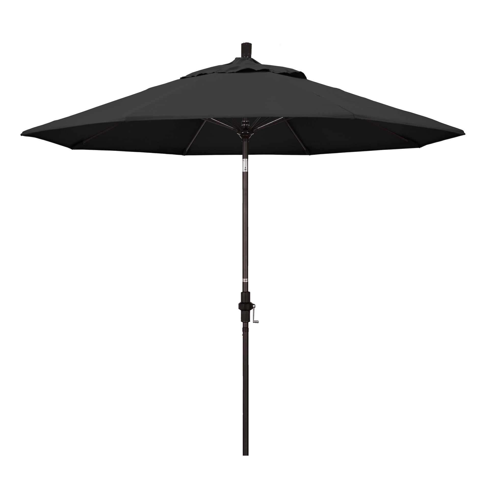 CasaFoyer 9' Durable Fiberglass Frame Umbrella with Water-Repellent Fabric, Windproof, Crank Lift, Tilt Feature - Ideal for Patio Tables (Base not included)