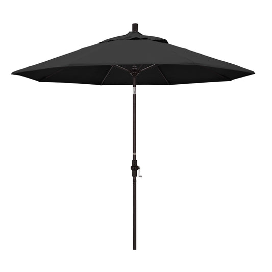 CasaFoyer 9' Durable Fiberglass Frame Umbrella with Water-Repellent Fabric, Windproof, Crank Lift, Tilt Feature - Ideal for Patio Tables (Base not included)