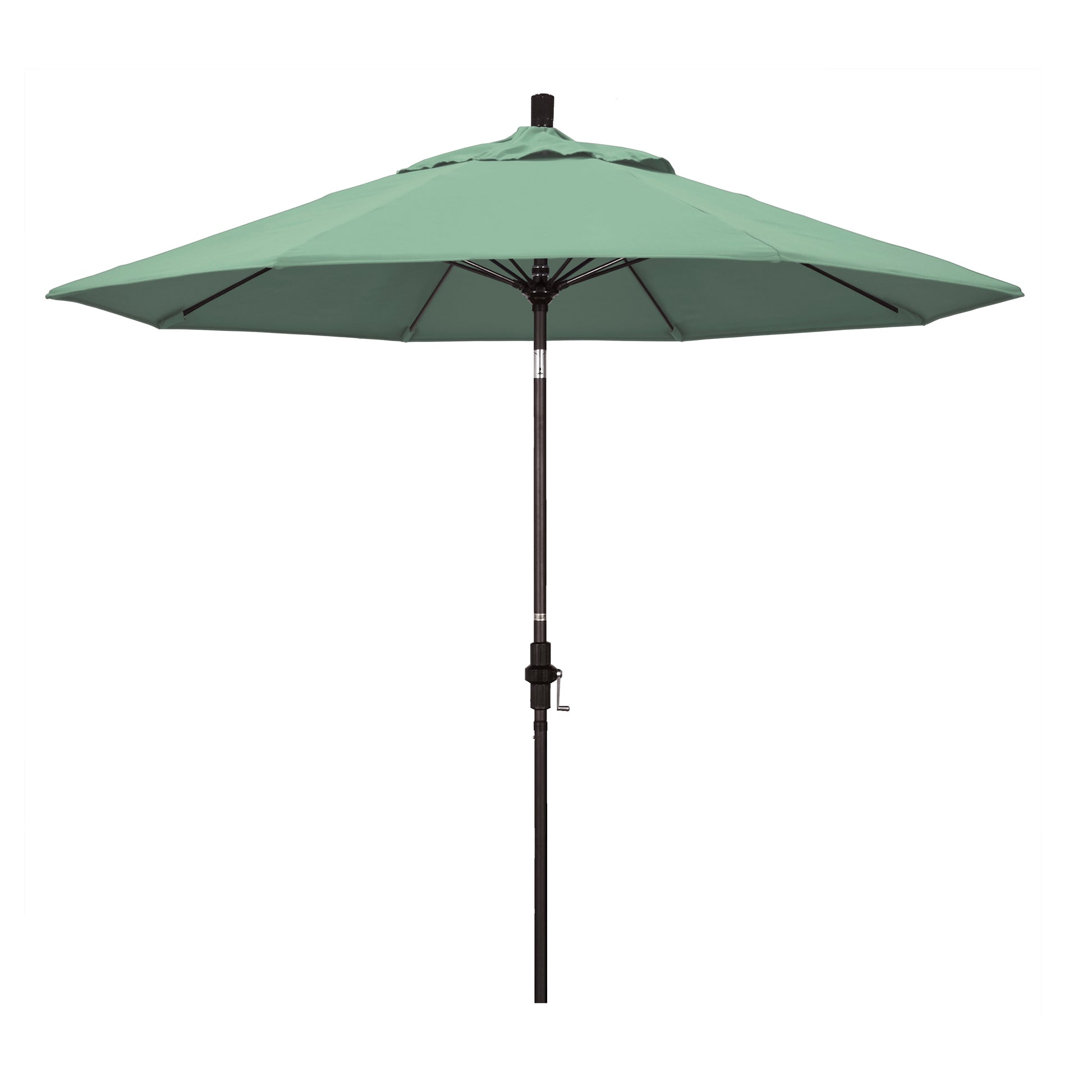 CasaFoyer Durable 9ft Patio Umbrella with Fiberglass Frame & Water-Repellent Fabric. Windproof & Adjustable for Sun Protection. Ideal for 48-inch Round Tables.