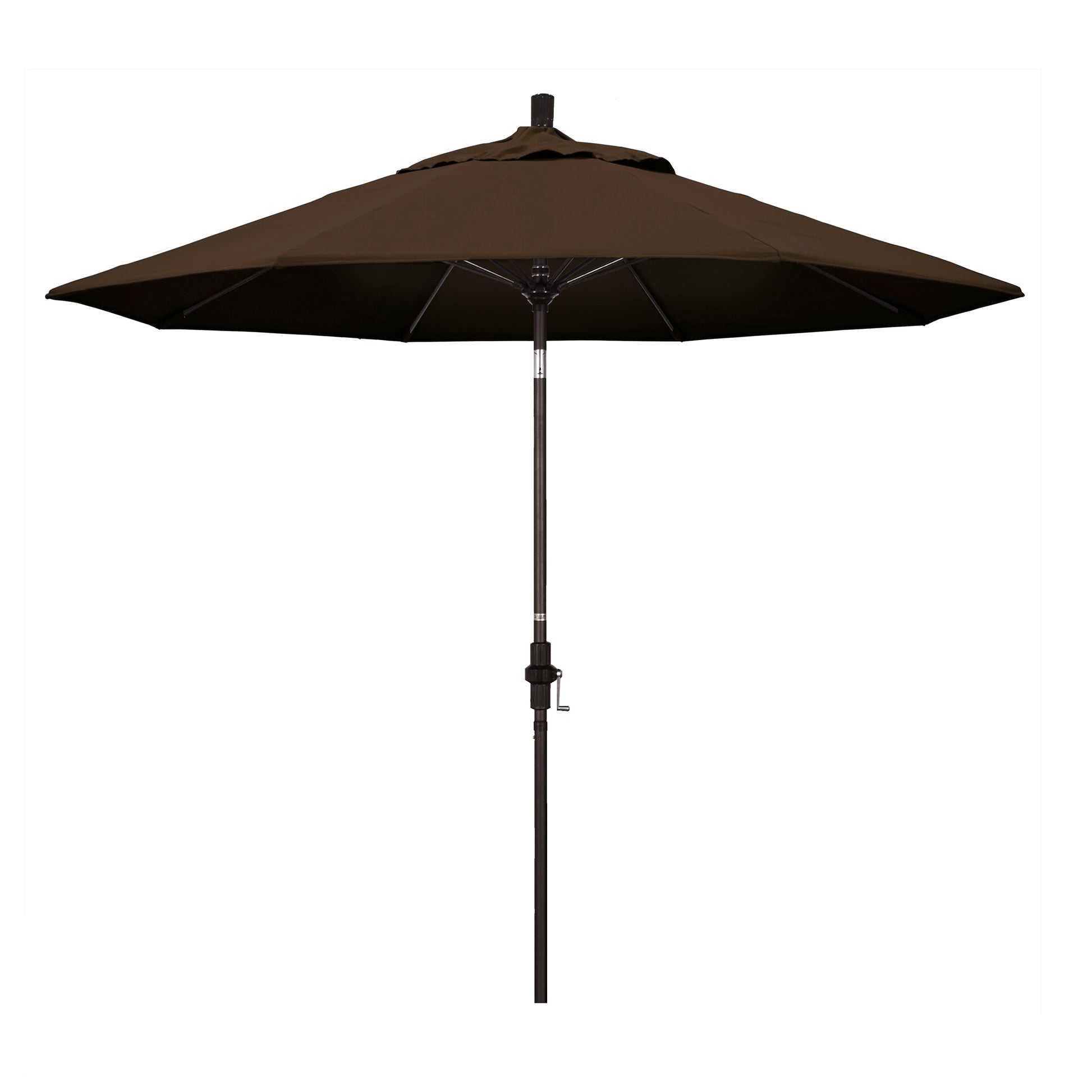 CasaFoyer 9' Fiberglass Frame Patio Umbrella with Water-Repellent Fabric, Crank Lift, and Infinity Tilt - Durable and Adjustable for Sun Protection - Ideal for 48" Round Tables (Base not included)