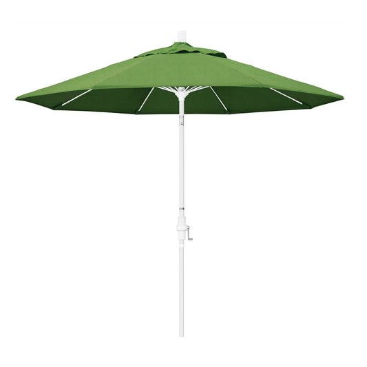 CasaFoyer 9' Durable Fiberglass Frame Umbrella with Crank Lift & Infinity Tilt - Water-Repellent Fabric - Ideal for Patio & Outdoor Use