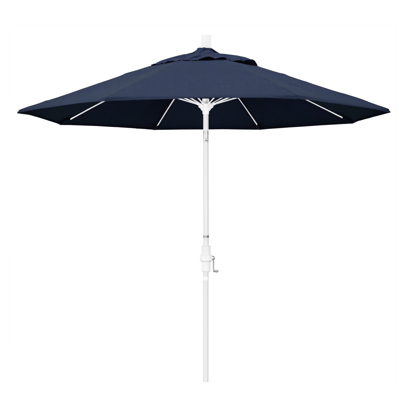 CasaFoyer Durable 9ft Fiberglass Frame Umbrella with Crank Lift & Tilt Mechanism - Water-Repellent Fabric - Ideal for Patio Tables - Base Not Included