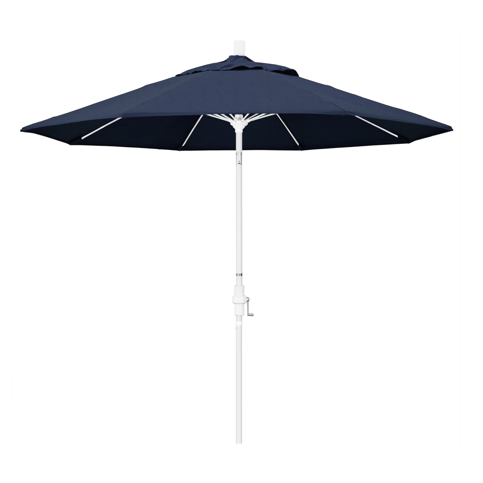 CasaFoyer Durable 9ft Fiberglass Frame Umbrella with Crank Lift & Tilt Mechanism - Water-Repellent Fabric - Ideal for Patio Tables - Base Not Included