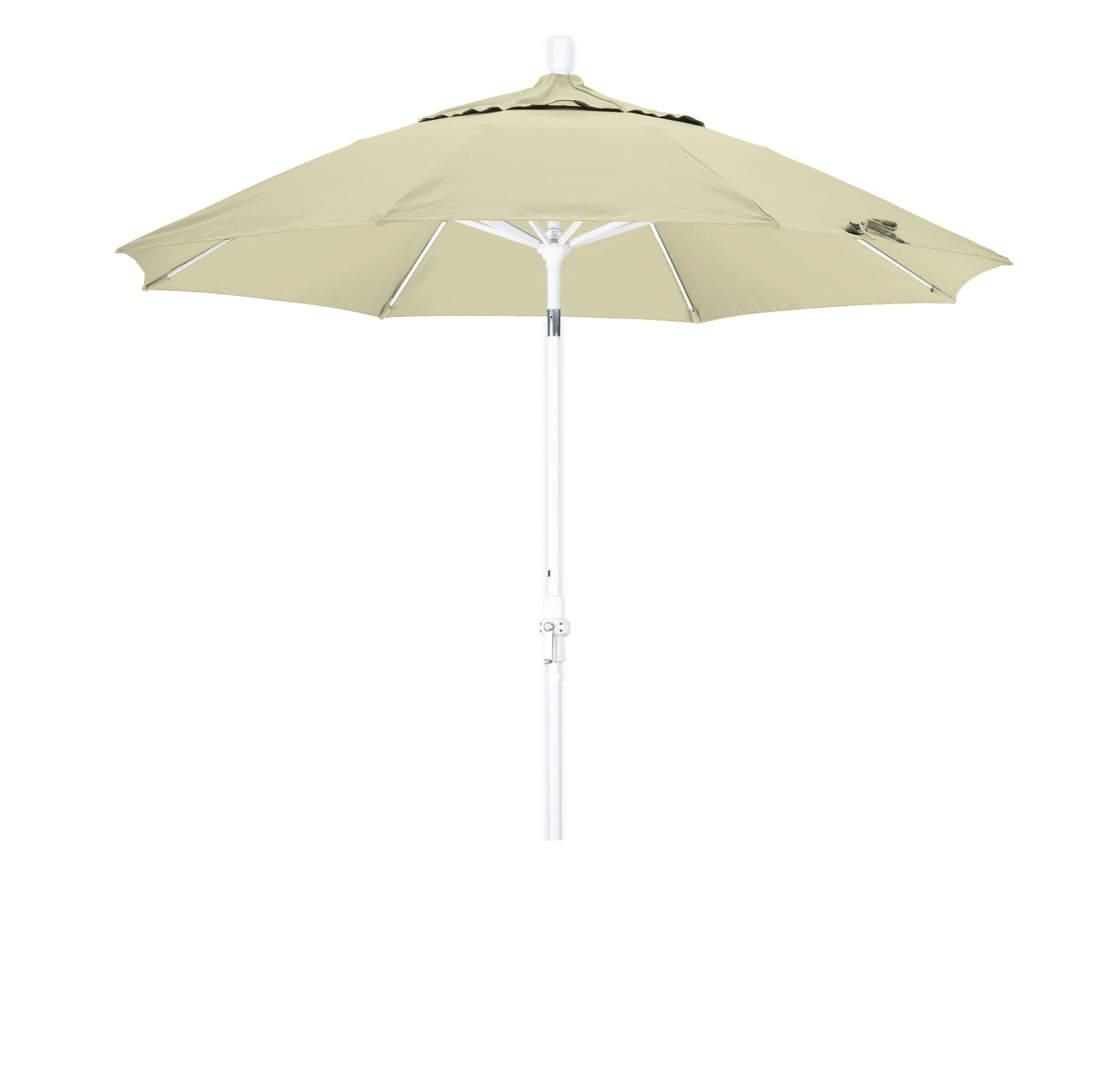 CasaFoyer Durable 9ft Fiberglass Frame Umbrella with Crank Lift & Infinity Tilt - Water-Repellent Fabric - Ideal for Patio Tables - Base Not Included
