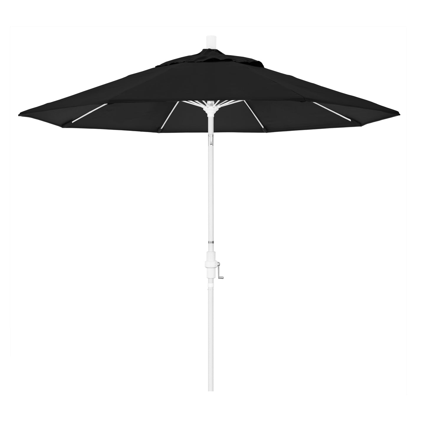 CasaFoyer Durable 9ft Fiberglass Frame Umbrella with Crank Lift & Infinity Tilt - Water-Repellent Fabric - Ideal for Patio Tables - Base Not Included