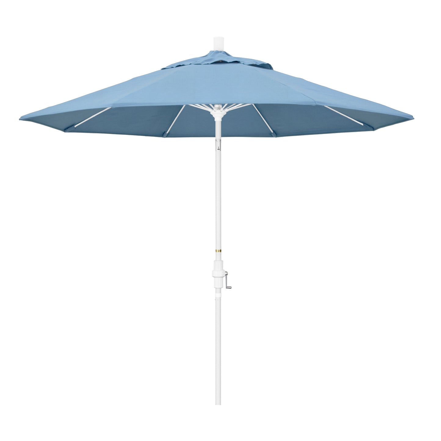 CasaFoyer 9' Durable Fiberglass Frame Umbrella with Water-Repellent Fabric, Crank Lift & Infinity Tilt - Ideal for Sun Protection & Strong Winds