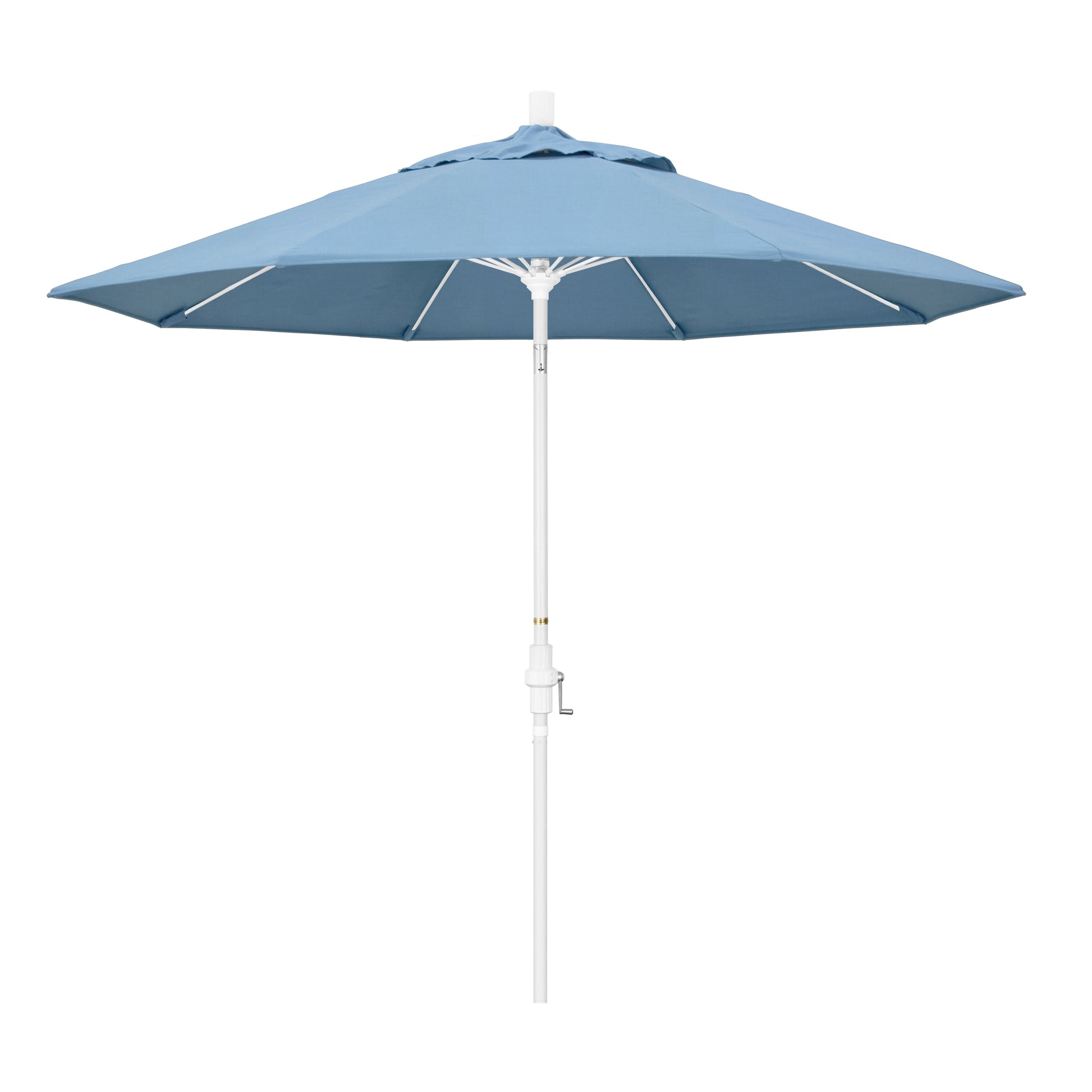 CasaFoyer 9' Durable Fiberglass Frame Umbrella with Water-Repellent Fabric, Crank Lift & Infinity Tilt - Ideal for Sun Protection & Strong Winds