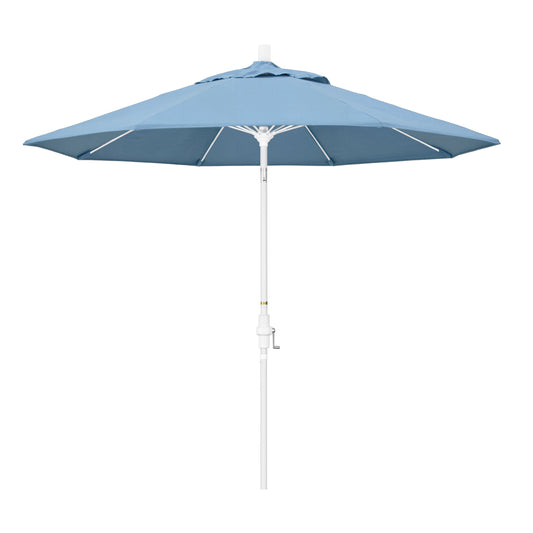 CasaFoyer 9' Durable Fiberglass Frame Umbrella with Water-Repellent Fabric, Crank Lift & Infinity Tilt - Ideal for Sun Protection & Strong Winds