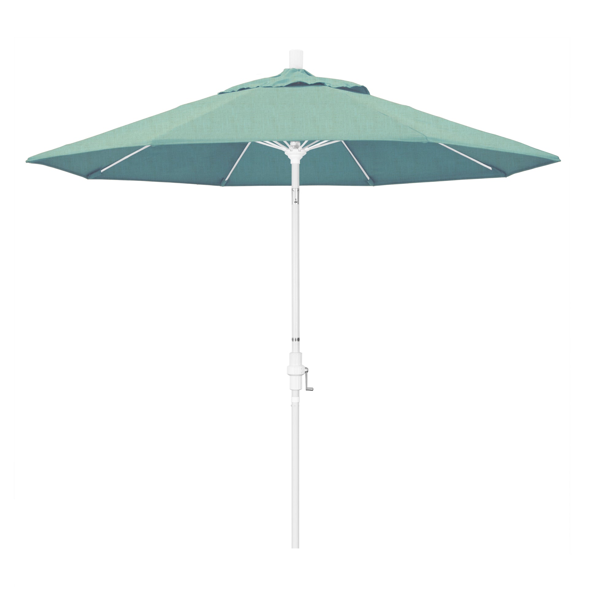 CasaFoyer 9' Fiberglass Frame Patio Umbrella with Crank Lift and Infinity Tilt - Durable, Water-Repellent Fabric - Ideal for Sun Protection and Wind Resistance - Fits 48" Round Tables - Base Not Included