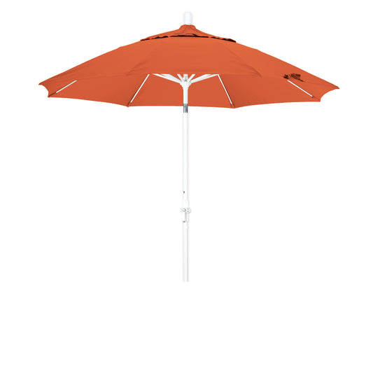 CasaFoyer 9' Durable Fiberglass Frame Umbrella with Crank Lift & Infinity Tilt - Water-Repellent Fabric - Ideal for 48" Round Tables