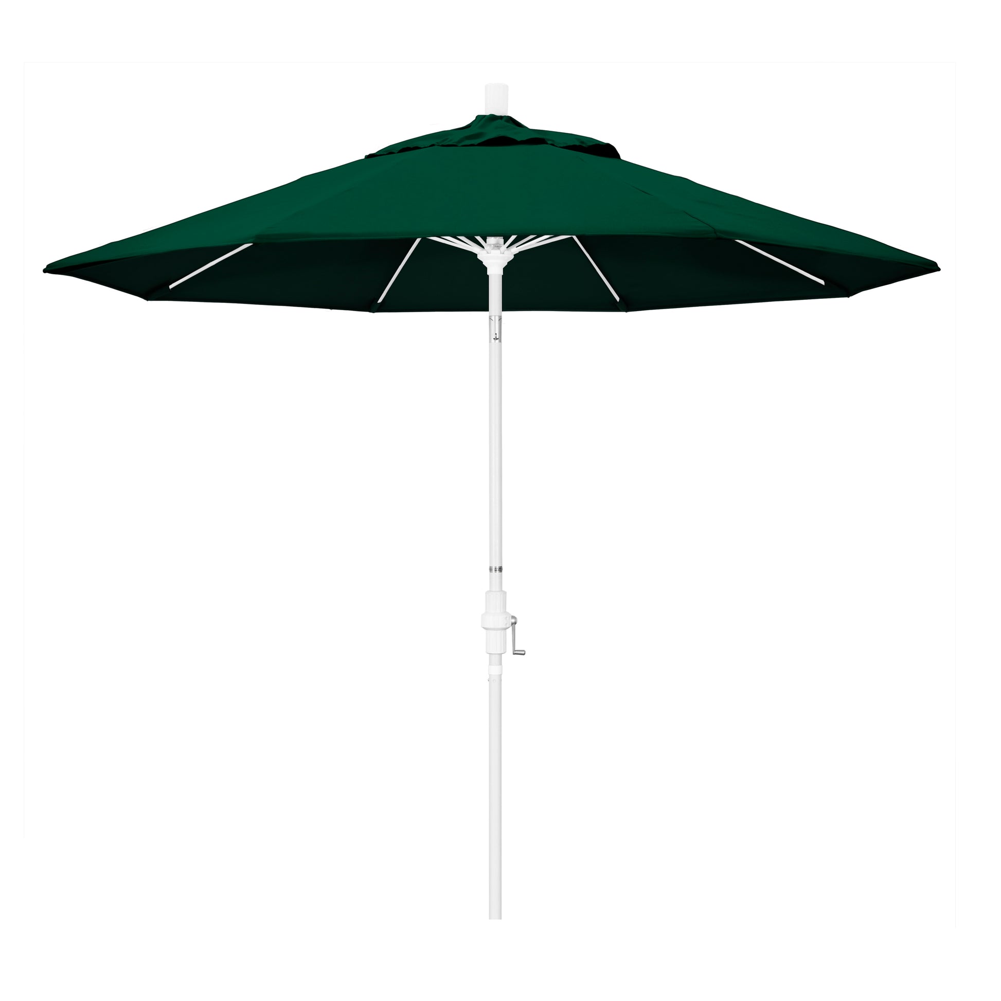 CasaFoyer 9' Fiberglass Frame Patio Umbrella with Crank Lift, Infinity Tilt, and Water-Repellent Fabric - Durable and Adjustable for Maximum Sun Protection