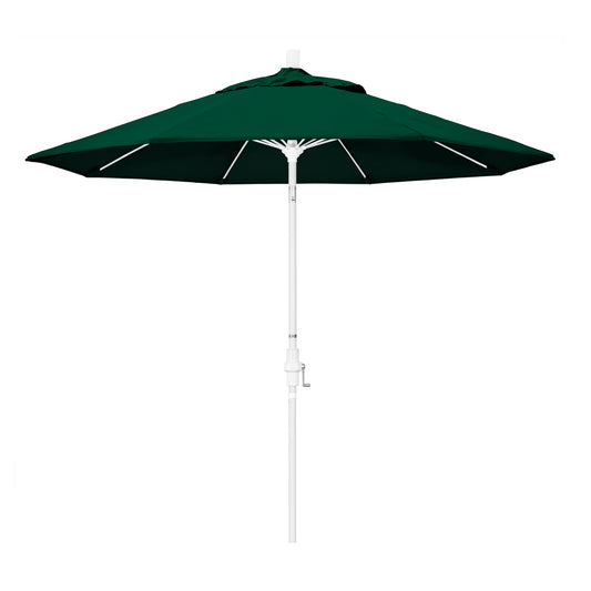 CasaFoyer 9' Fiberglass Frame Patio Umbrella with Crank Lift, Infinity Tilt, and Water-Repellent Fabric - Durable and Adjustable for Maximum Sun Protection