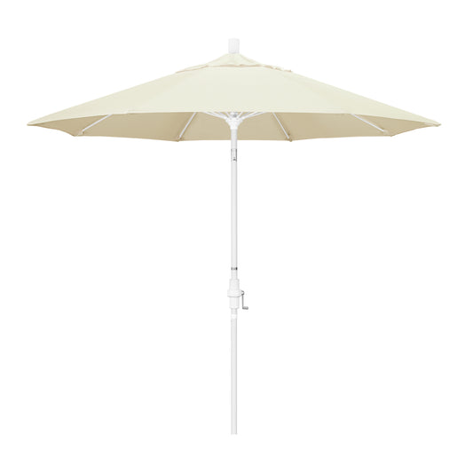 CasaFoyer Durable 9ft Patio Umbrella with Fiberglass Frame & Water-Repellent Fabric. Windproof & Adjustable. Ideal for 48-inch Round Tables. (Base not included)