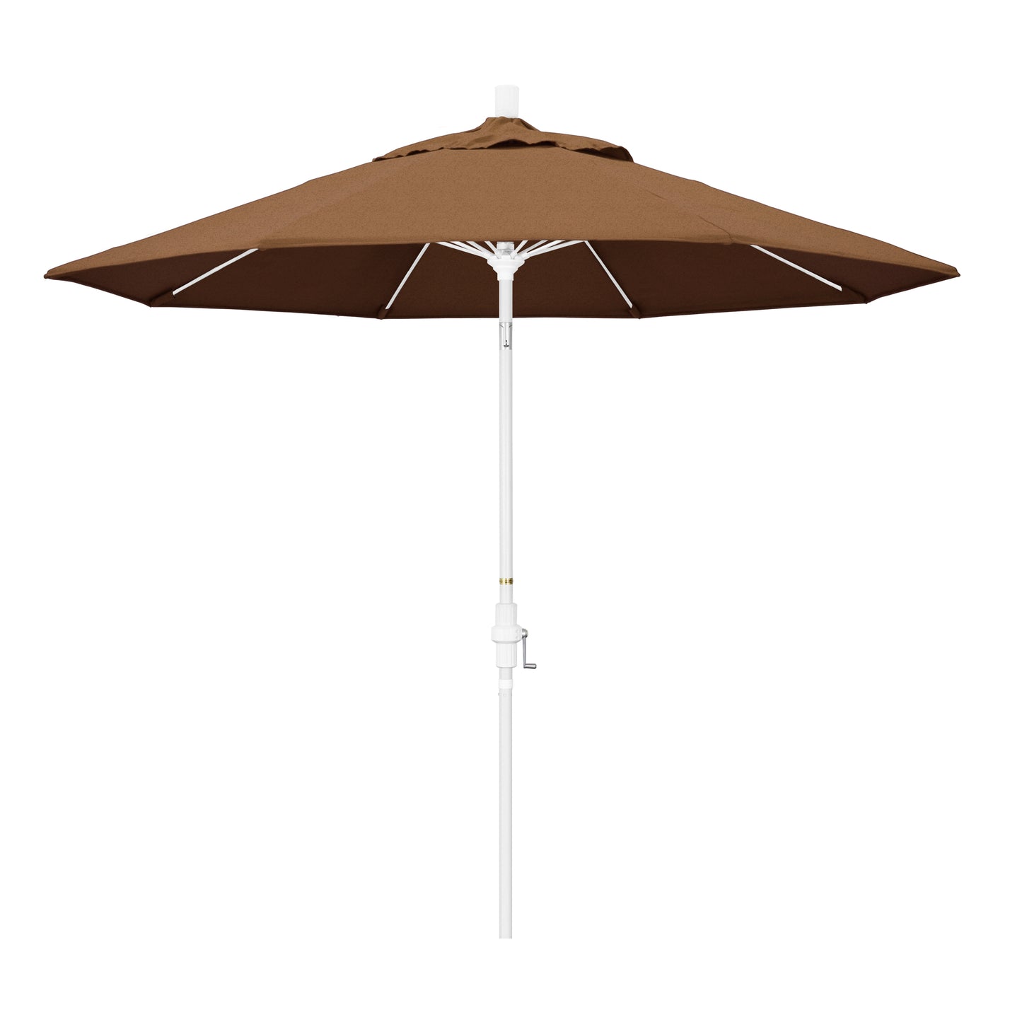 CasaFoyer 9' Fiberglass Frame Patio Umbrella with Crank Lift and Infinity Tilt - Water-Repellent Fabric, Strong Wind Resistance, Shade for 48" Round Tables