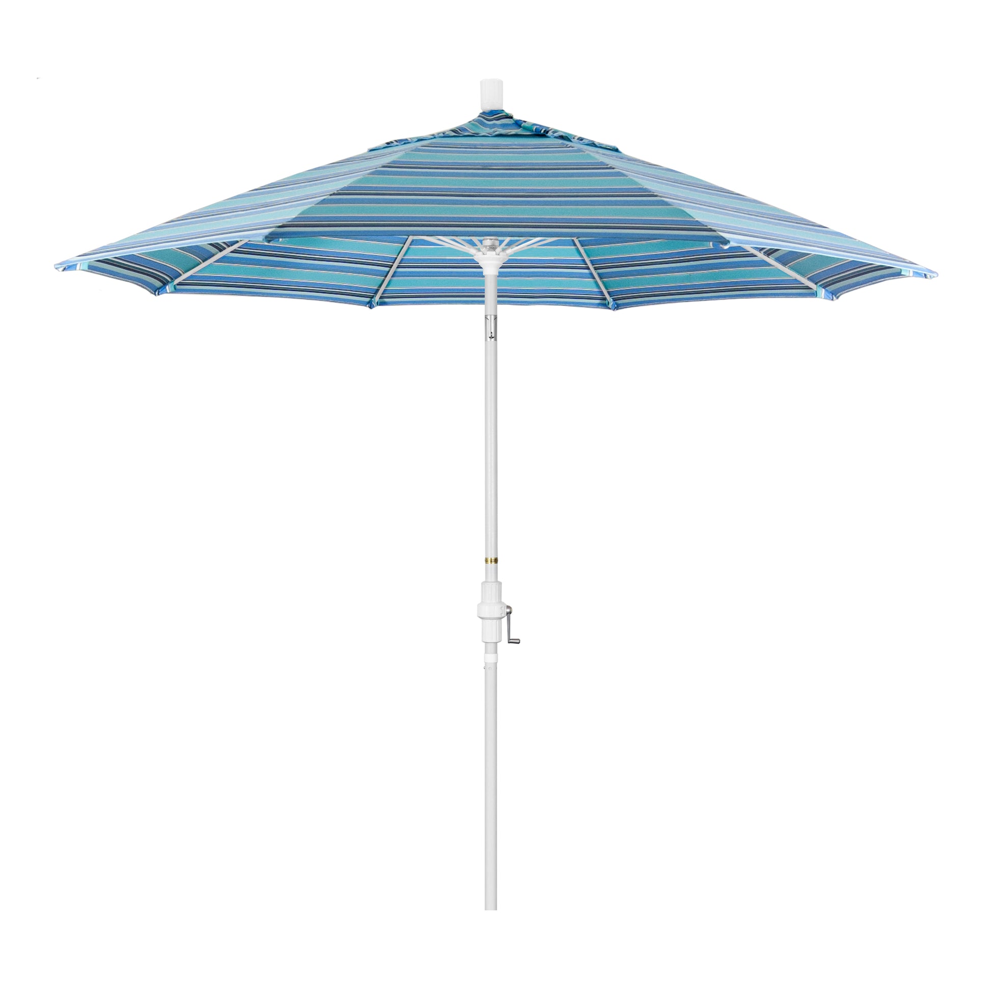 CasaFoyer 9' Durable Fiberglass Frame Umbrella with Crank Lift & Infinity Tilt - Water-Repellent Fabric, Wind Resistant - Ideal for 48" Round Tables