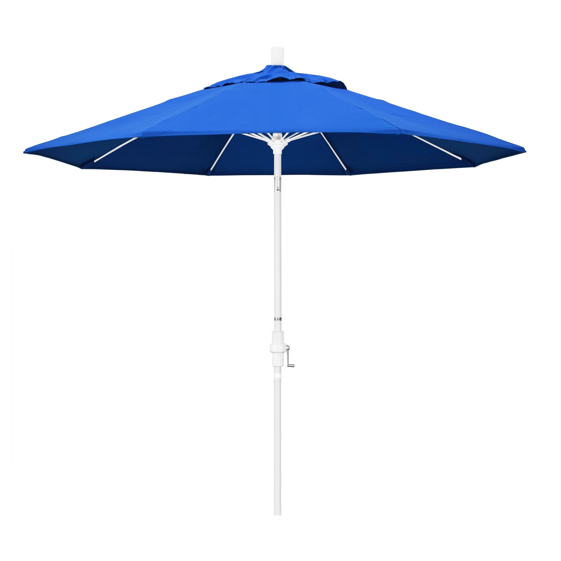 CasaFoyer 9' Durable Fiberglass Frame Umbrella with Water-Repellent Fabric, Crank Lift, and Infinity Tilt - Ideal for Sun Protection and Strong Winds