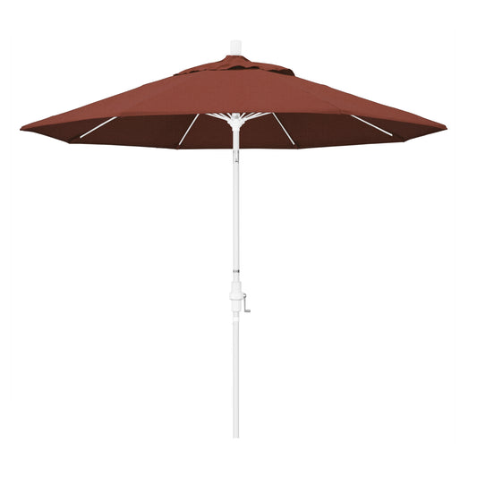 CasaFoyer 9' Durable Fiberglass Frame Umbrella with Water-Repellent Fabric, Crank Lift and Infinity Tilt - Ideal for Sun Protection and Outdoor Use