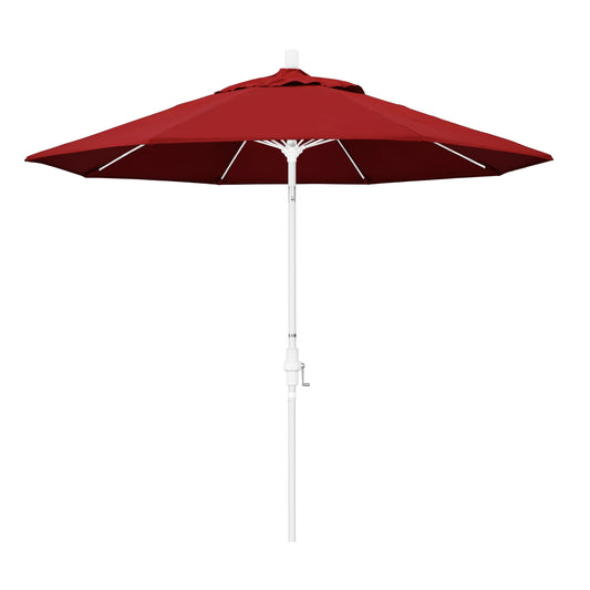CasaFoyer 9' Fiberglass Frame Patio Umbrella with Water-Repellent Fabric, Crank Lift, and Infinity Tilt - Durable and Adjustable for Sun Protection - Ideal for 48" Round Tables (Base not included)