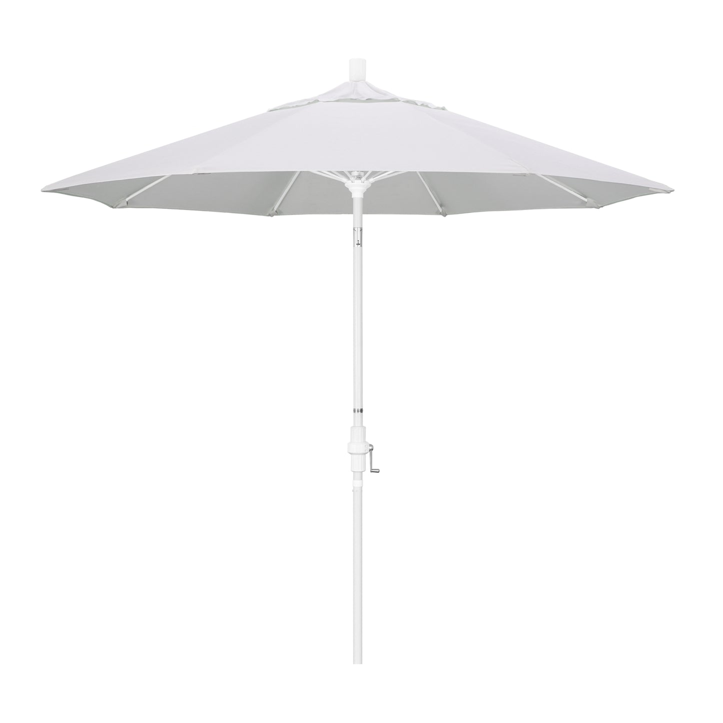 CasaFoyer 9' Fiberglass Frame Patio Umbrella with Crank Lift & Tilt - Durable, Water-Repellent Fabric - Ideal for Sun Protection & Outdoor Dining