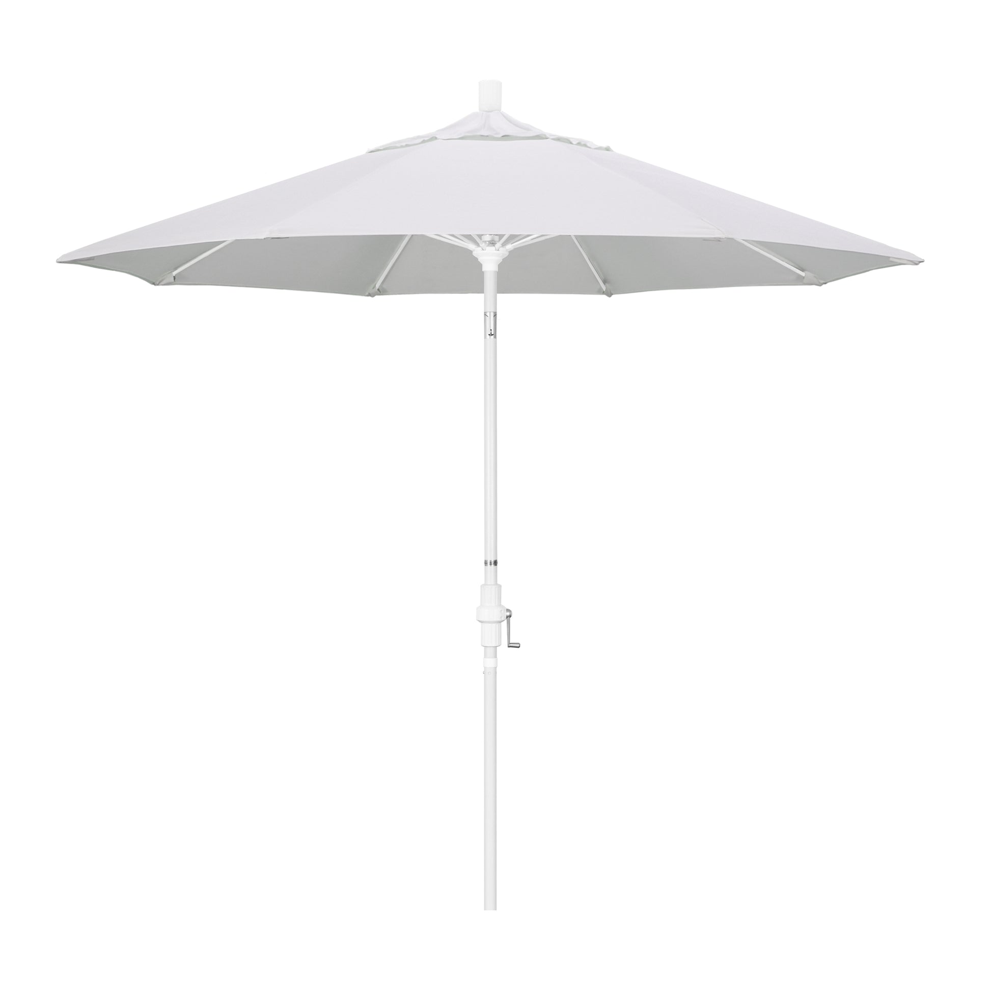 CasaFoyer 9' Fiberglass Frame Patio Umbrella with Crank Lift & Tilt - Durable, Water-Repellent Fabric - Ideal for Sun Protection & Outdoor Dining