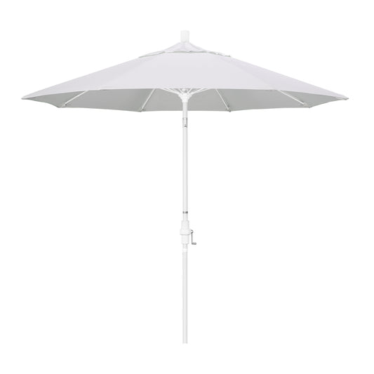 CasaFoyer 9' Fiberglass Frame Patio Umbrella with Crank Lift & Tilt - Durable, Water-Repellent Fabric - Ideal for Sun Protection & Outdoor Dining