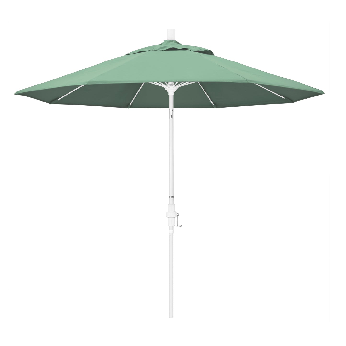 CasaFoyer 9' Durable Fiberglass Frame Umbrella with Water-Repellent Fabric, Crank Lift & Infinity Tilt - Ideal for Patio & Outdoor Use