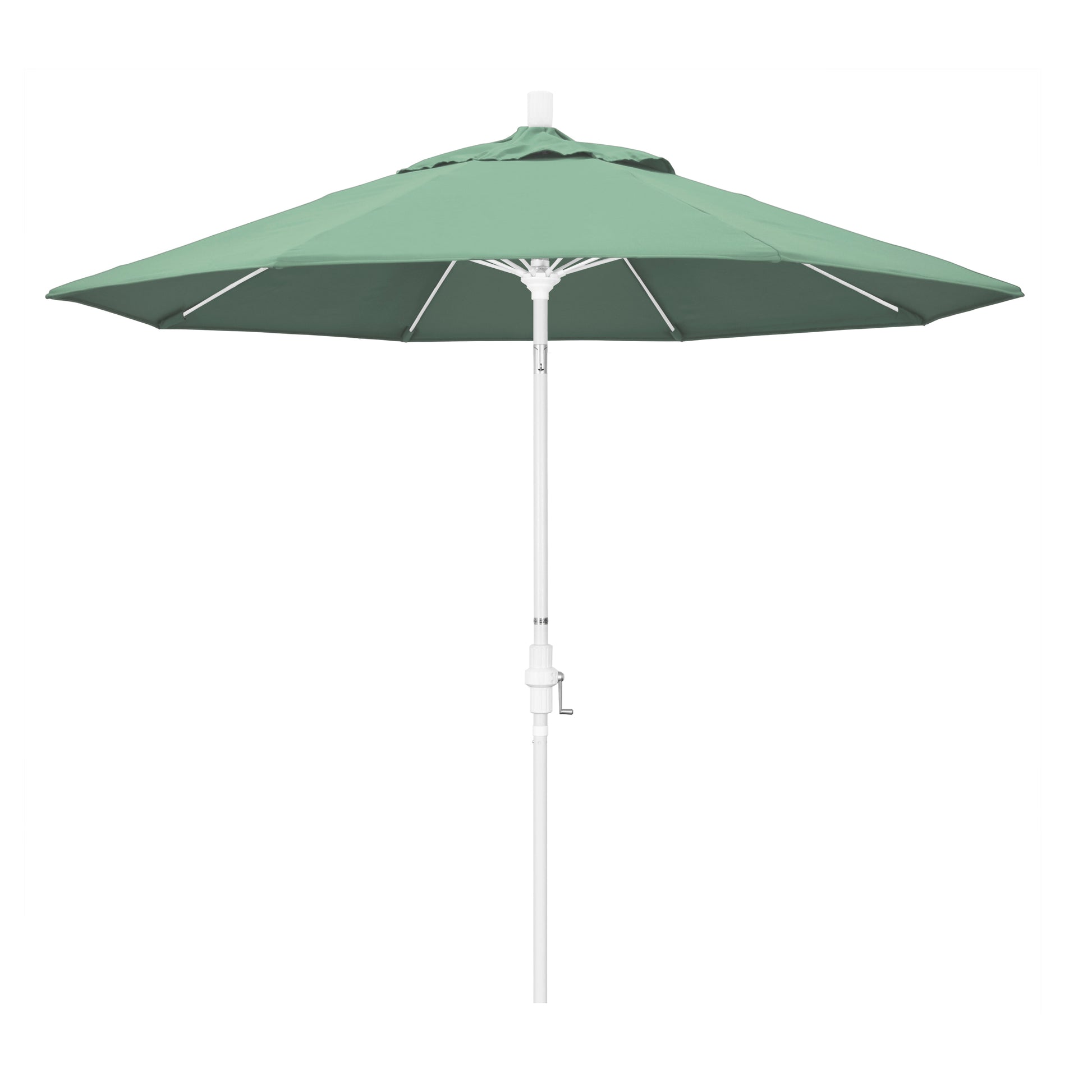 CasaFoyer 9' Durable Fiberglass Frame Umbrella with Water-Repellent Fabric, Crank Lift & Infinity Tilt - Ideal for Patio & Outdoor Use