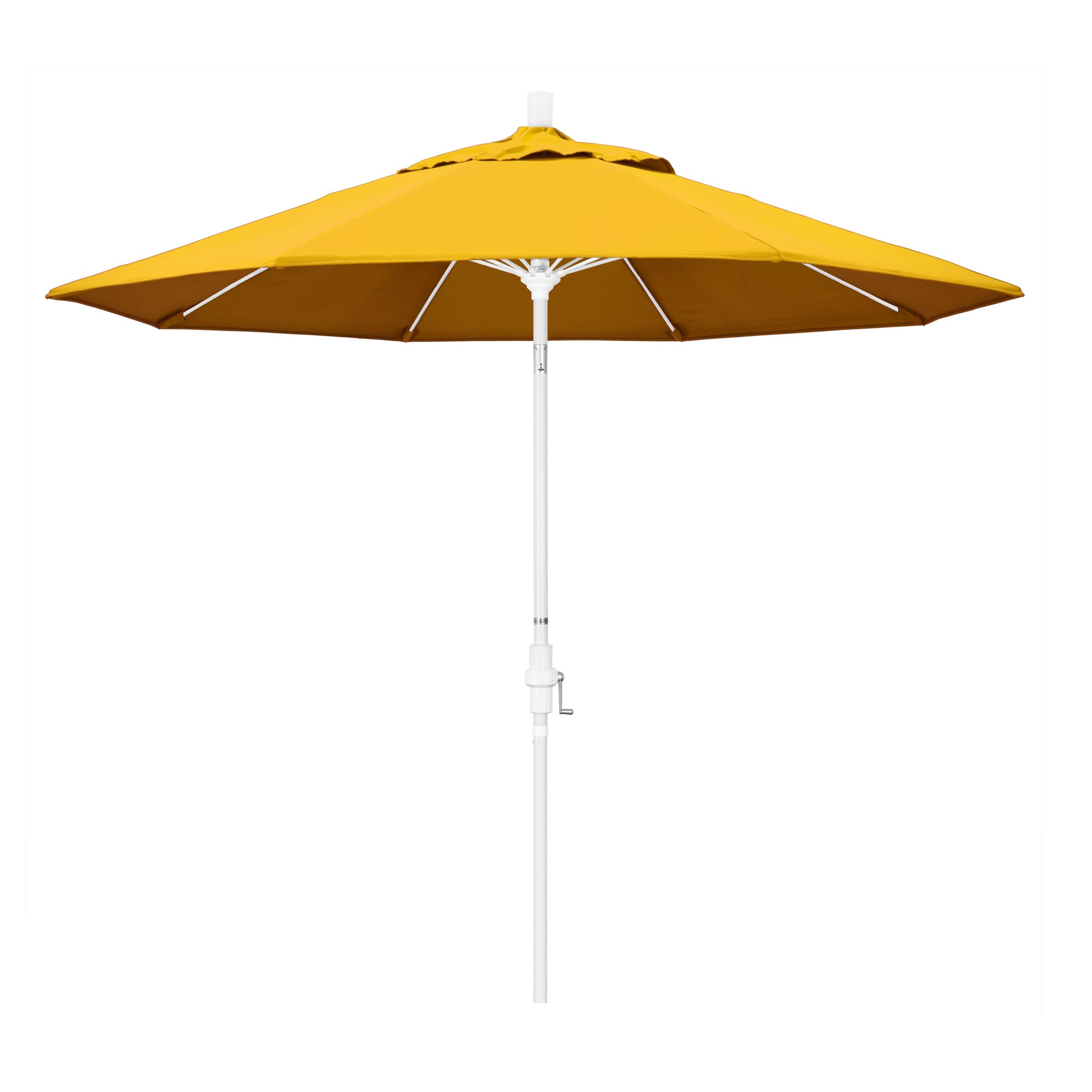 CasaFoyer 9' Fiberglass Frame Patio Umbrella - Durable, Windproof & Water-Repellent - Crank Lift & Infinity Tilt - Ideal for 48" Round Tables
