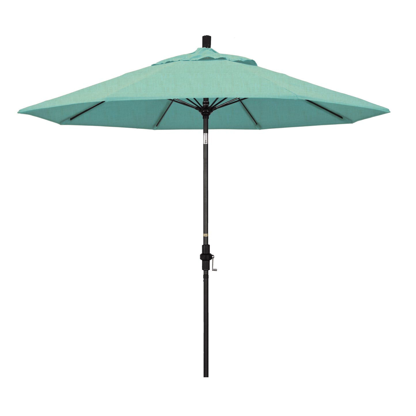CasaFoyer Durable 9ft Patio Umbrella with Fiberglass Frame, Water-Repellent Fabric, Crank Lift, and Infinity Tilt - Ideal for 48-inch Round Tables (Base not included)