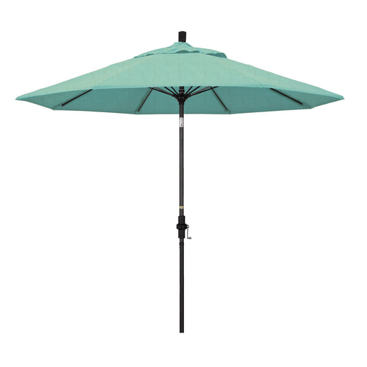 CasaFoyer Durable 9ft Patio Umbrella with Fiberglass Frame, Water-Repellent Fabric, Crank Lift, and Infinity Tilt - Ideal for 48-inch Round Tables (Base not included)