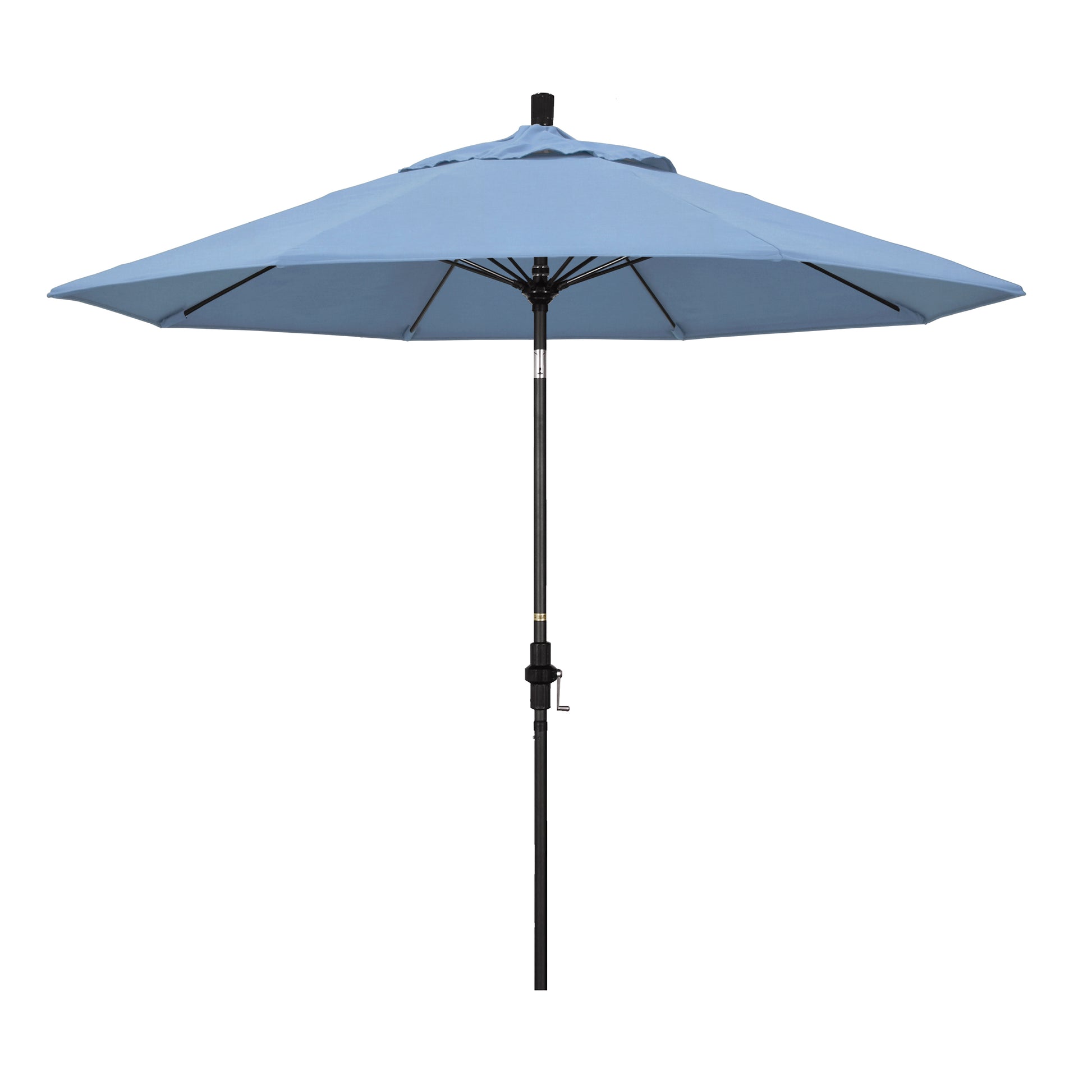 CasaFoyer 9' Fiberglass Frame Patio Umbrella with Water-Repellent Fabric, Crank Lift, and Infinity Tilt - Ideal for 48" Round Tables and Freestanding Use