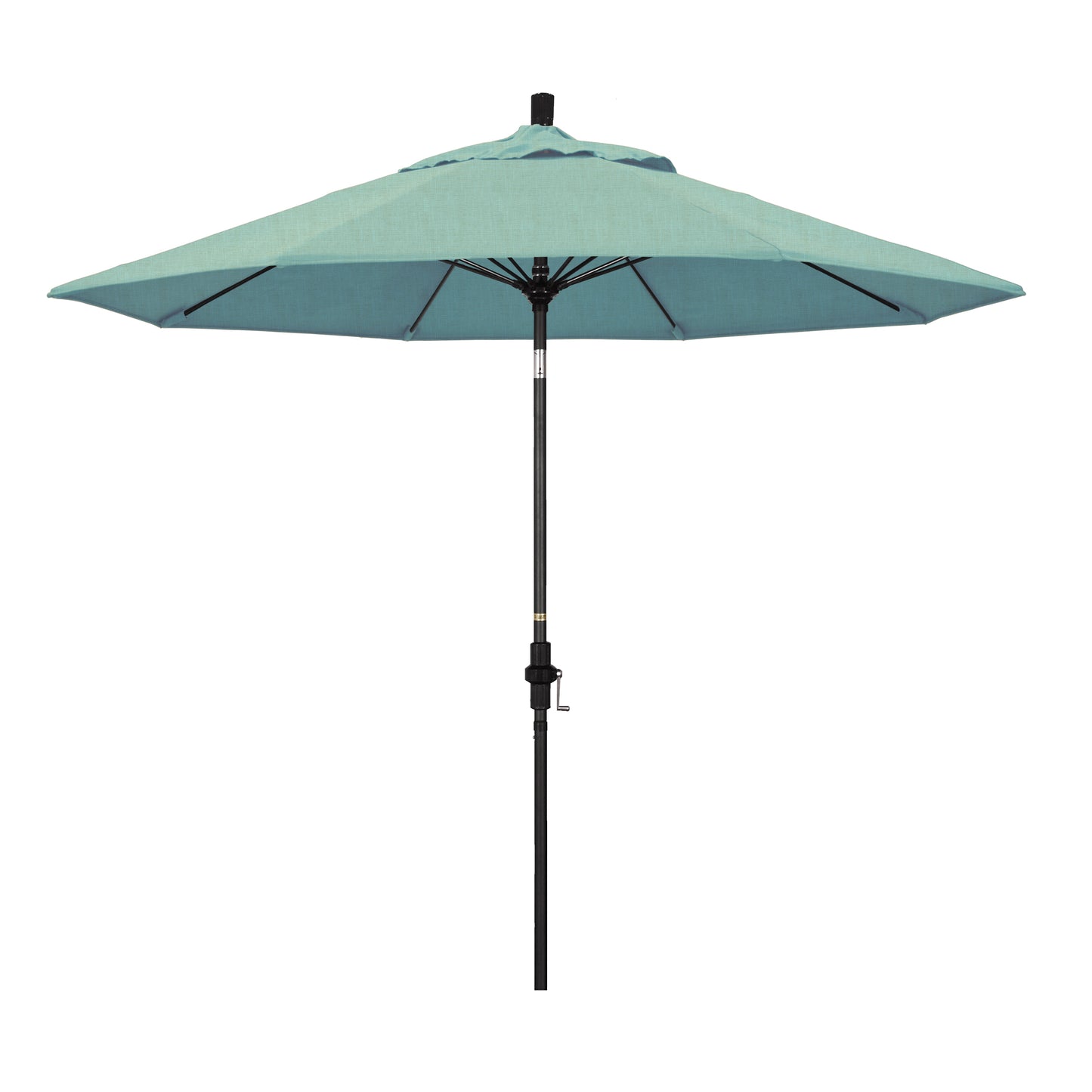 CasaFoyer Durable 9ft Fiberglass Frame Umbrella with Crank Lift & Infinity Tilt - Water-Repellent Fabric - Ideal for Patio Tables - Base Not Included