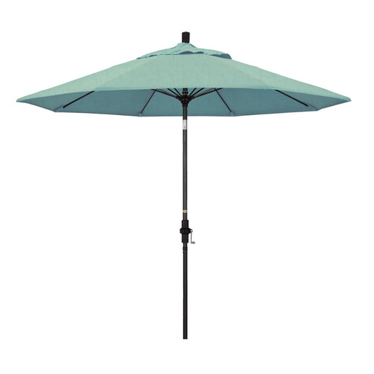 CasaFoyer Durable 9ft Fiberglass Frame Umbrella with Crank Lift & Infinity Tilt - Water-Repellent Fabric - Ideal for Patio Tables - Base Not Included
