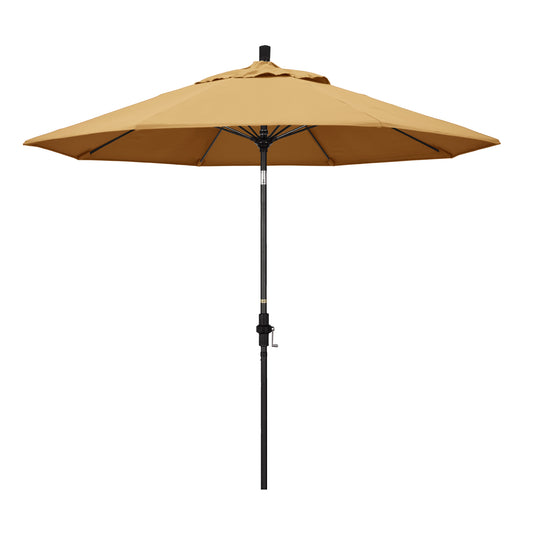 CasaFoyer 9' Durable Fiberglass Frame Umbrella with Crank Lift & Infinity Tilt - Water-Repellent Fabric, Windproof - Ideal for Patio & Outdoor Use