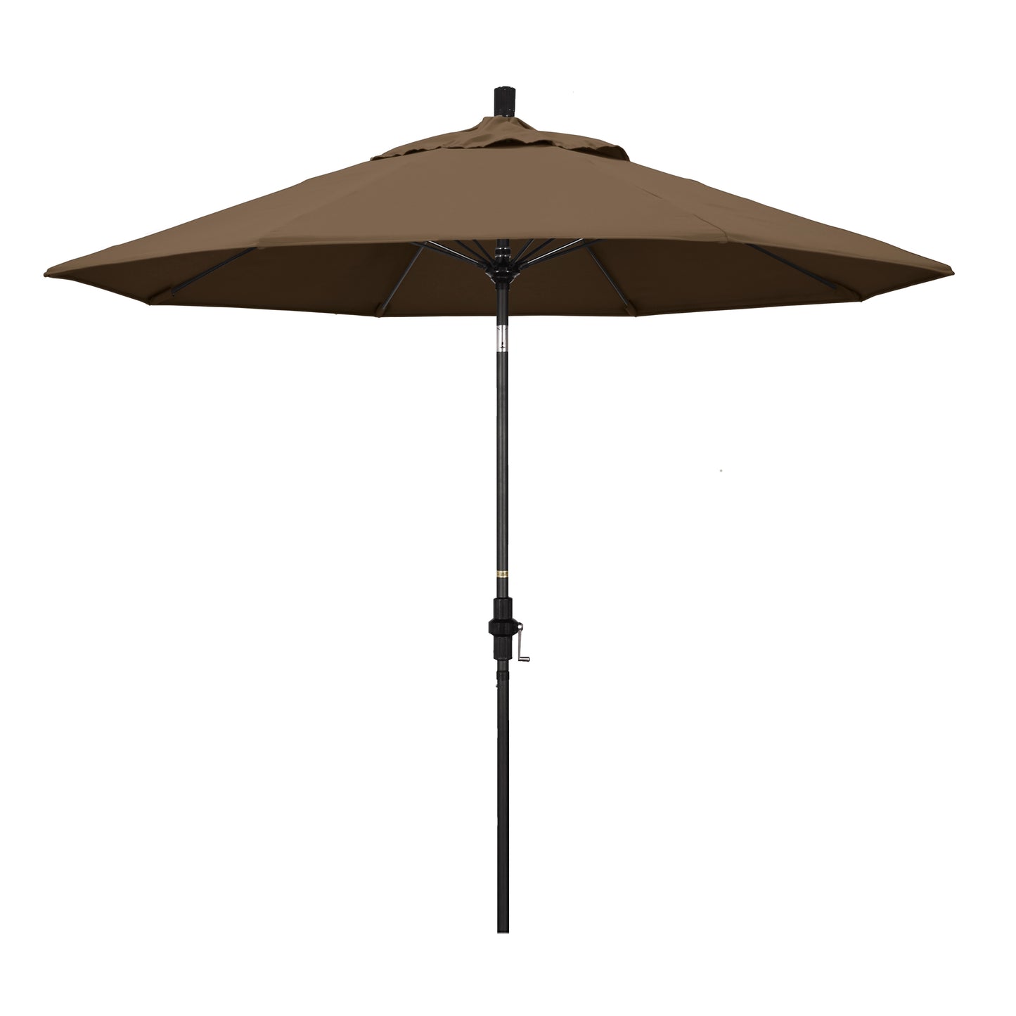 CasaFoyer 9' Durable Fiberglass Frame Umbrella with Crank Lift & Infinity Tilt - Water-Repellent Fabric, Windproof, Sun Shielding - Ideal for Patio & Freestanding Use
