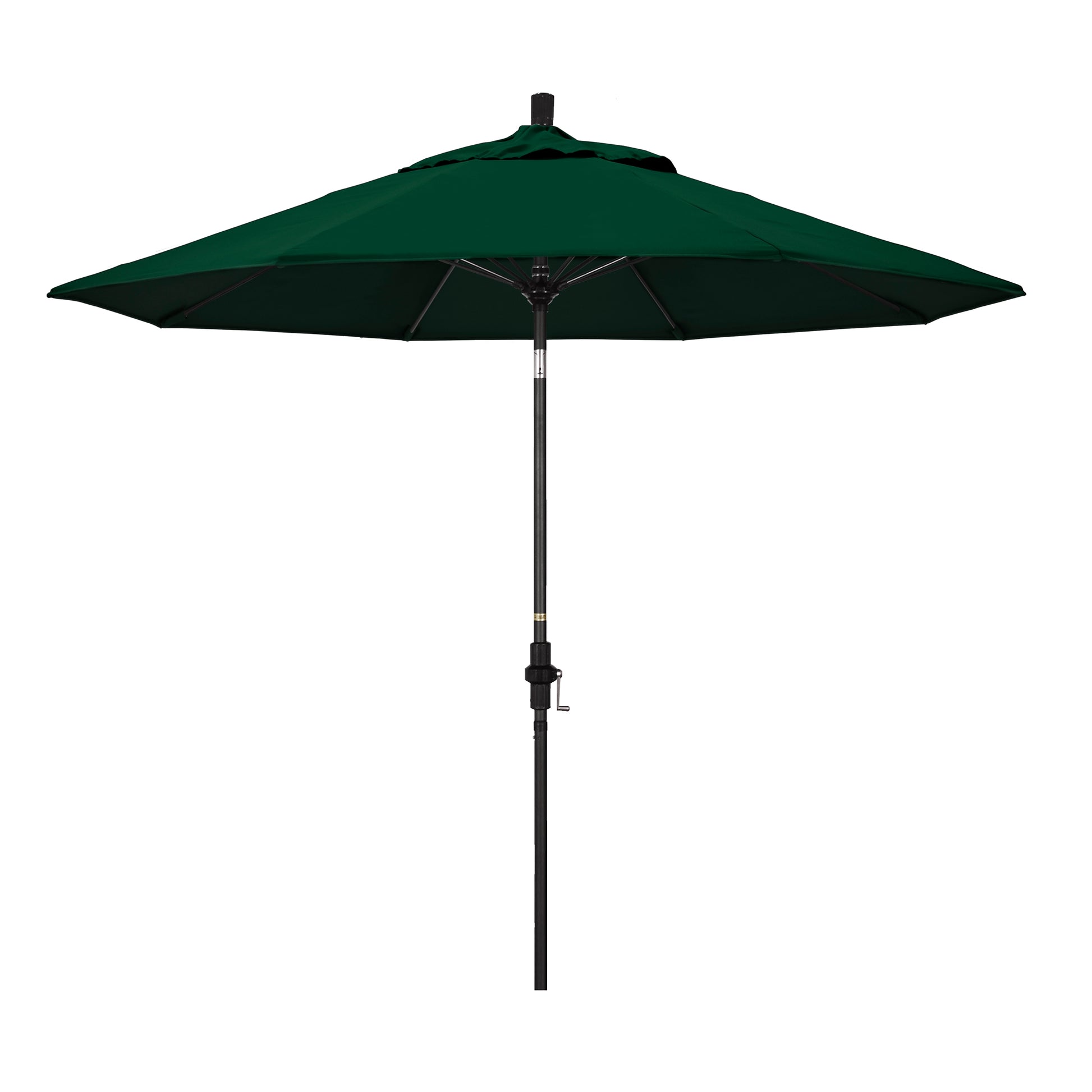 CasaFoyer Durable 9ft Fiberglass Frame Umbrella with Crank Lift and Tilt Mechanism - Ideal for Patio, Garden, and Outdoor Use - Water-Repellent Fabric