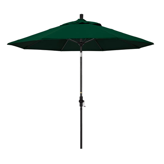 CasaFoyer Durable 9ft Fiberglass Frame Umbrella with Crank Lift and Tilt Mechanism - Ideal for Patio, Garden, and Outdoor Use - Water-Repellent Fabric