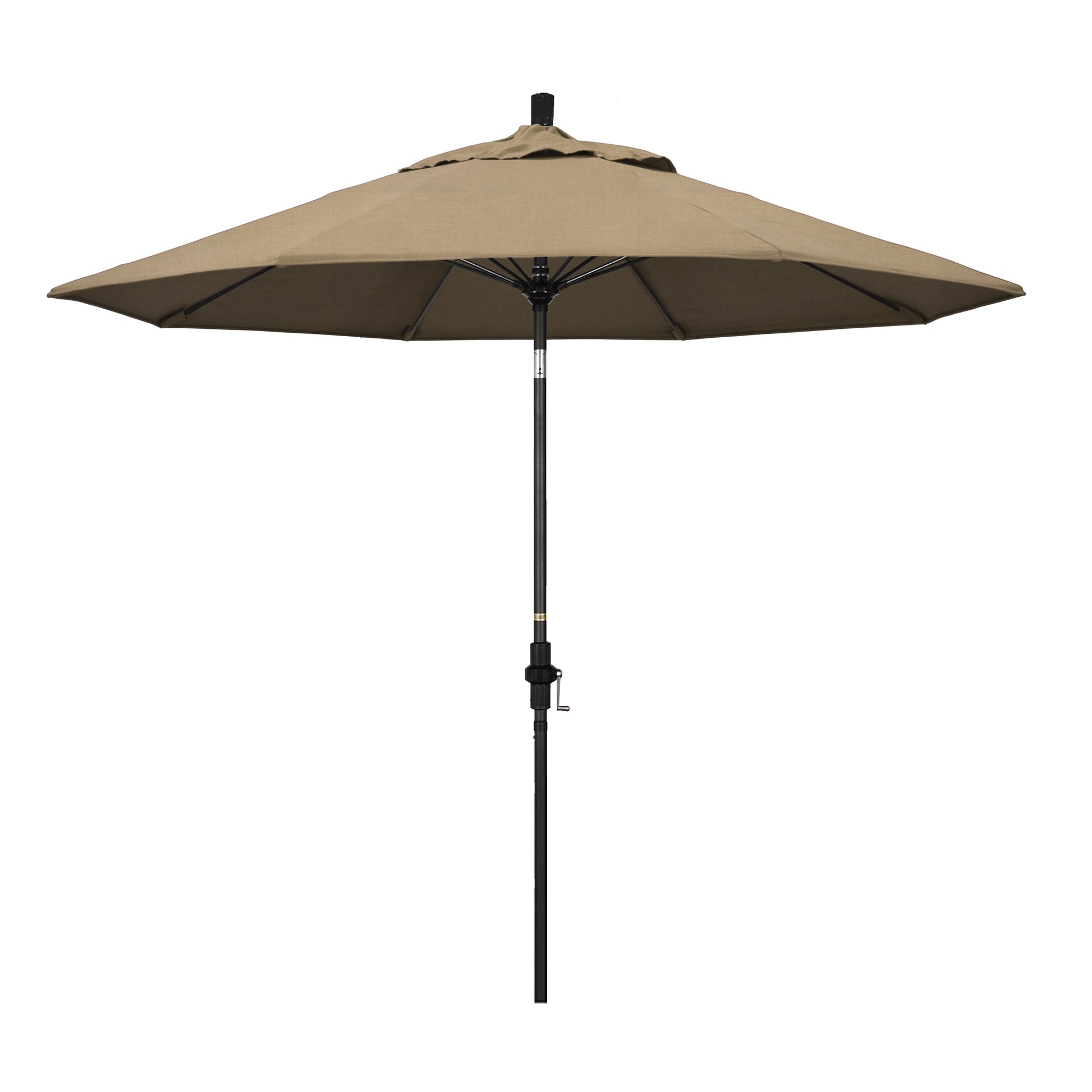CasaFoyer 9' Fiberglass Frame Patio Umbrella with Crank Lift, Infinity Tilt, and Water-Repellent Fabric - Ideal for Sun Protection and Durability