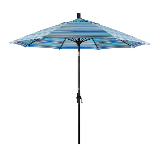 CasaFoyer 9' Fiberglass Frame Patio Umbrella with Crank Lift and Infinity Tilt - Durable Water-Repellent Fabric - Ideal for 48" Round Tables