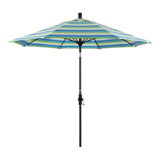 CasaFoyer 9' Fiberglass Frame Patio Umbrella with Water-Repellent Fabric, Crank Lift, and Infinity Tilt - Ideal for Challenging Weather Conditions