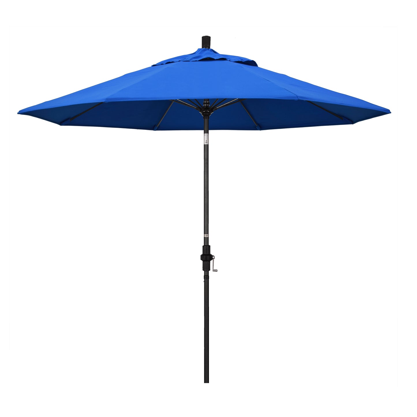 CasaFoyer 9' Fiberglass Frame Patio Umbrella - Durable, Water-Repellent Fabric - Windproof - Crank Lift - Adjustable Angle - Fits 48" Round Tables