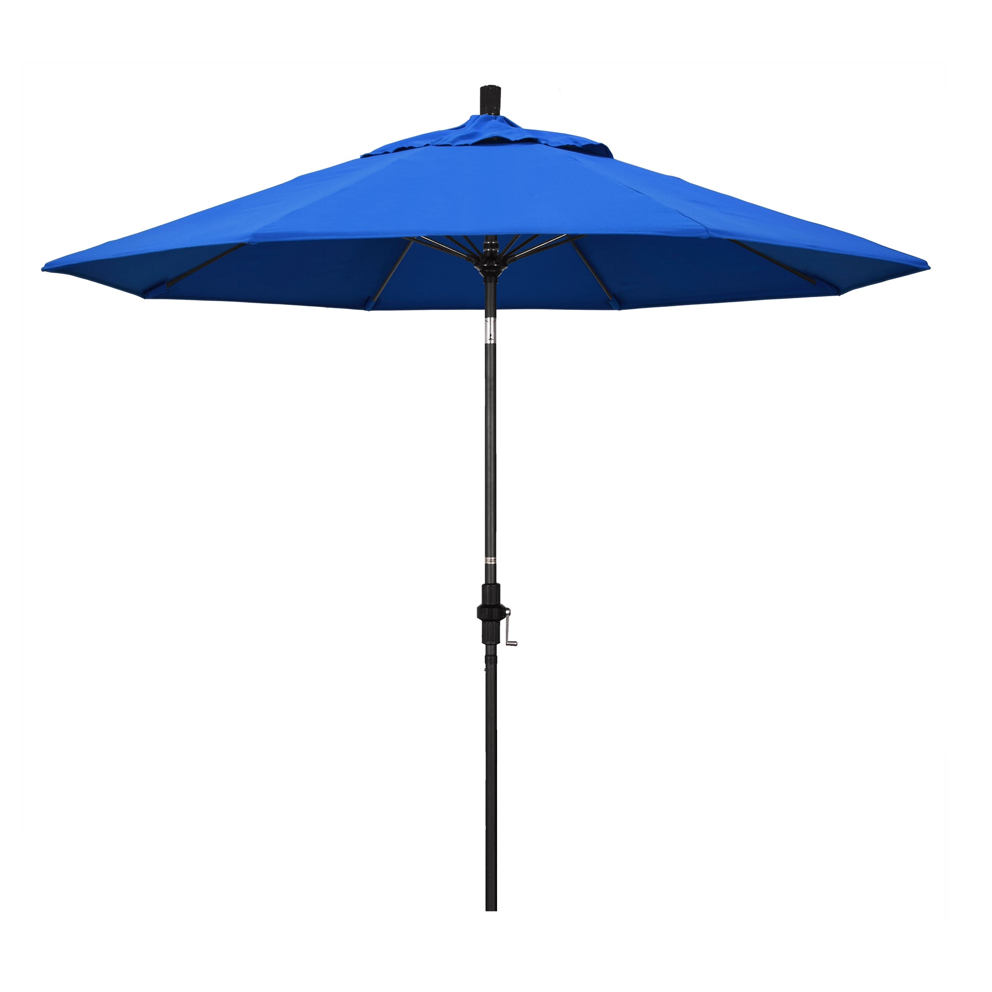 CasaFoyer 9' Fiberglass Frame Patio Umbrella - Durable, Water-Repellent Fabric - Windproof - Crank Lift - Adjustable Angle - Fits 48" Round Tables