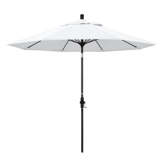 CasaFoyer 9' Fiberglass Frame Patio Umbrella with Water-Repellent Fabric, Crank Lift, and Infinity Tilt - Ideal for 48" Round Tables and Freestanding Use
