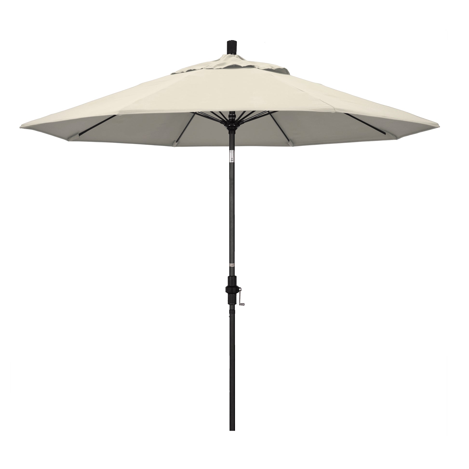 CasaFoyer 9' Fiberglass Frame Patio Umbrella with Water-Repellent Fabric, Crank Lift, and Infinity Tilt - Ideal for Harsh Weather Conditions. Fits 48" Round Tables. (Base not included)