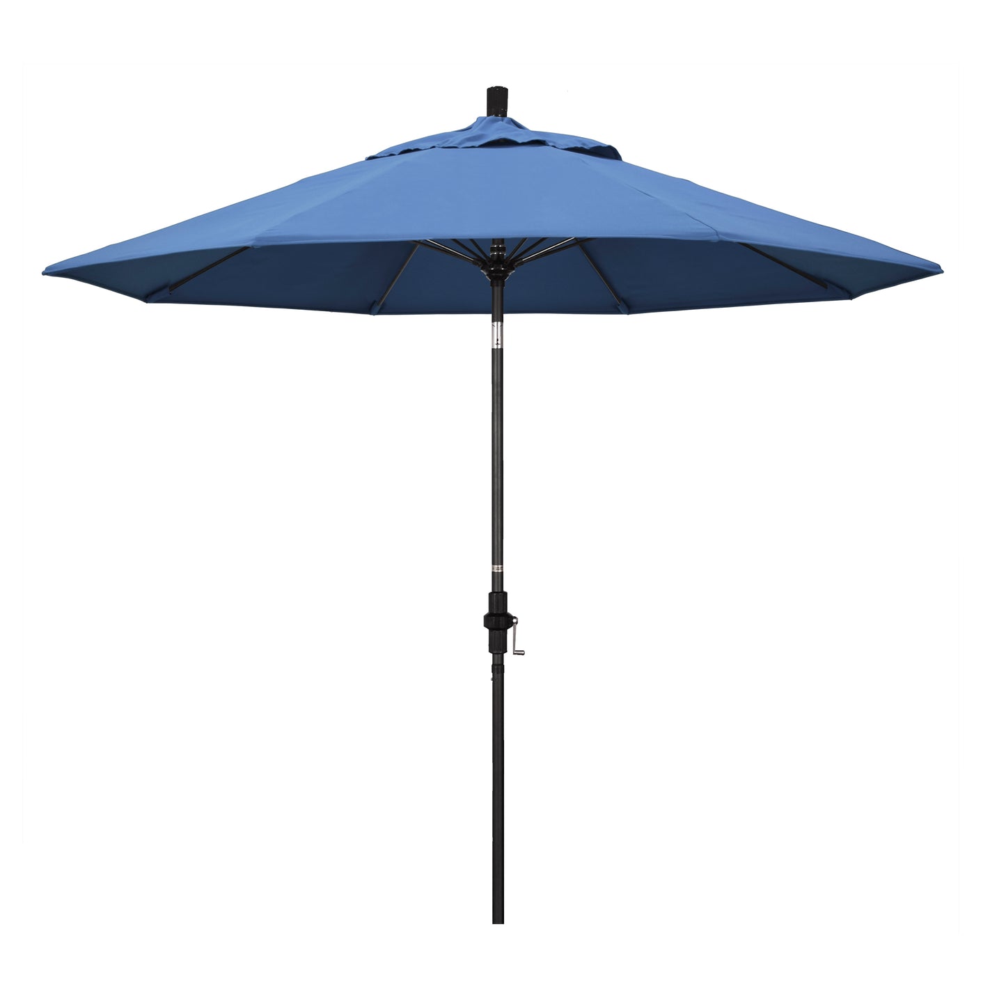 CasaFoyer 9' Durable Fiberglass Frame Umbrella with Water-Repellent Fabric, Crank Lift & Infinity Tilt - Ideal for 48" Round Tables