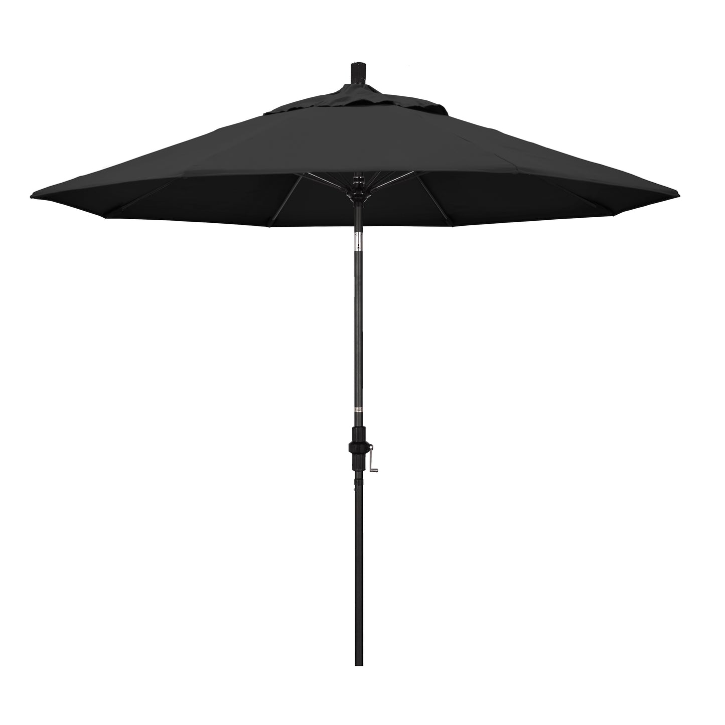 CasaFoyer Durable 9ft Fiberglass Frame Umbrella with Crank Lift & Tilt - Water-Repellent Fabric, Wind Resistant - Ideal for Patio Tables - Base Not Included