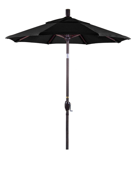 CasaFoyer 6ft California Umbrella - Aluminum Frame, Crank-to-Open, Push-to-Tilt, Easy to Use, Durable, Aesthetic Appeal