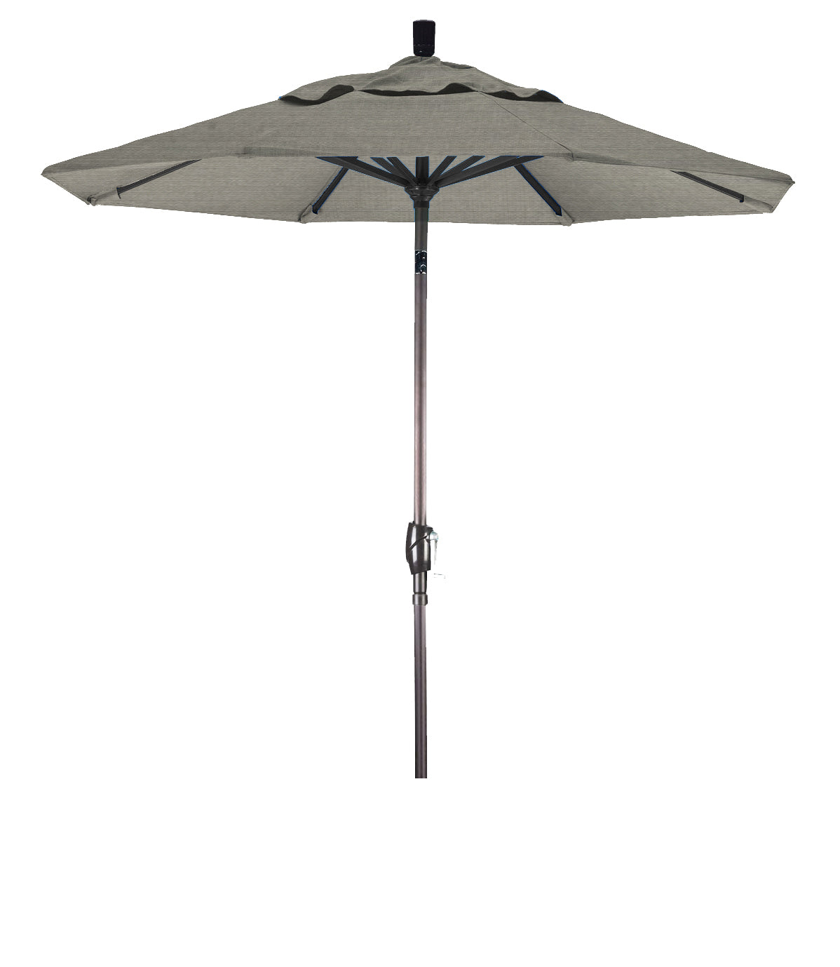CasaFoyer 7ft California Umbrella Market Style - Aluminum Frame, Crank-to-Open, Push-to-Tilt, Durable Design, Easy Sun Adjustment