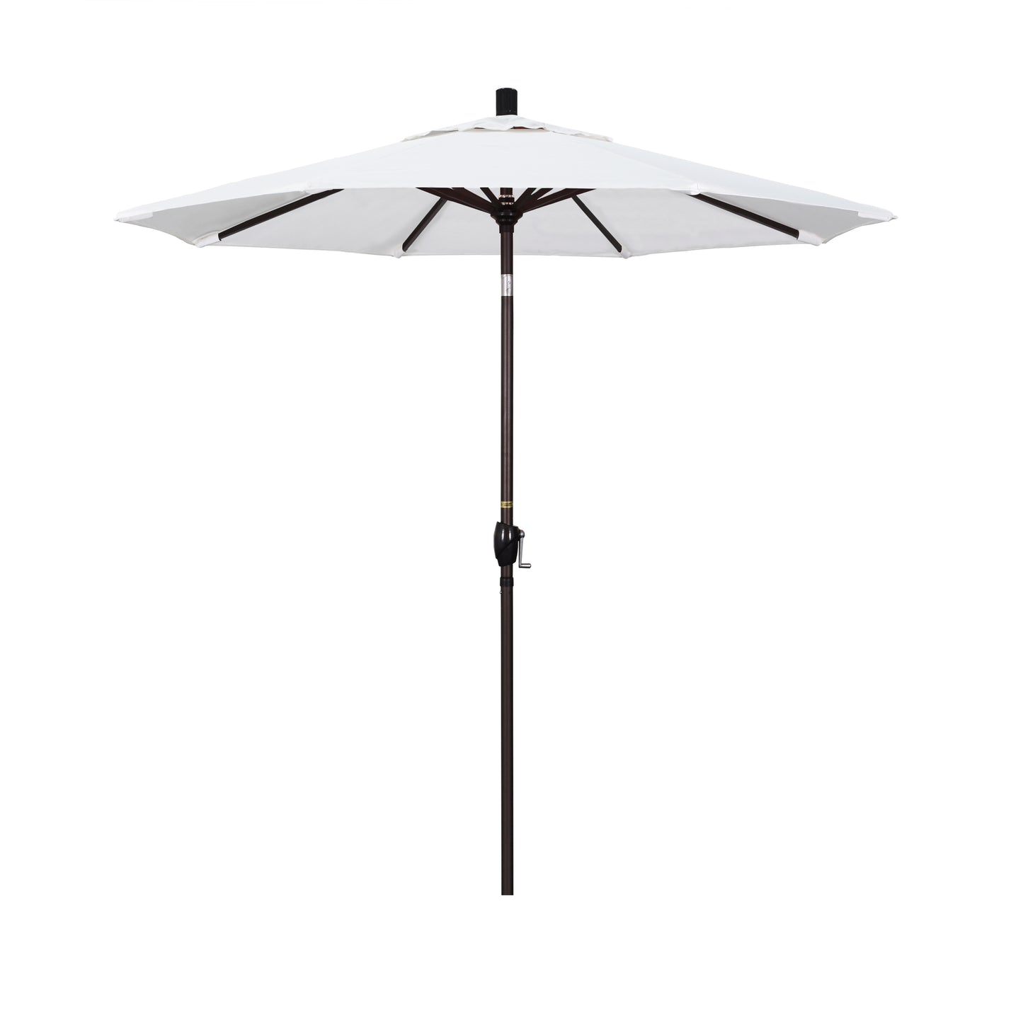 CasaFoyer 7ft California Umbrella Market Style with Crank Open & Push Button Tilt - Stylish Design, Space-Saving, Durable - Perfect for Residential Use