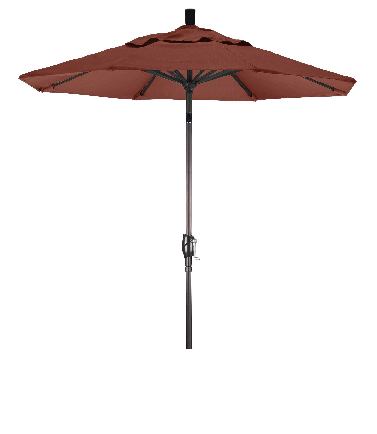 CasaFoyer 7ft California Umbrella - Crank-to-Open, Push-to-Tilt - Residential Market Design - Durable Aluminum Frame - Optimal Shade - Easy to Use
